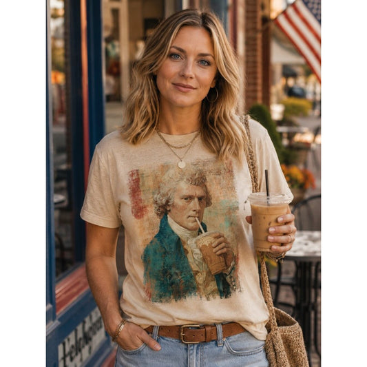 Thomas Jefferson Coffee Lover Shirt Hatman's original luxury tee