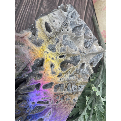 Large Rock Crystal Point Pair Home Art