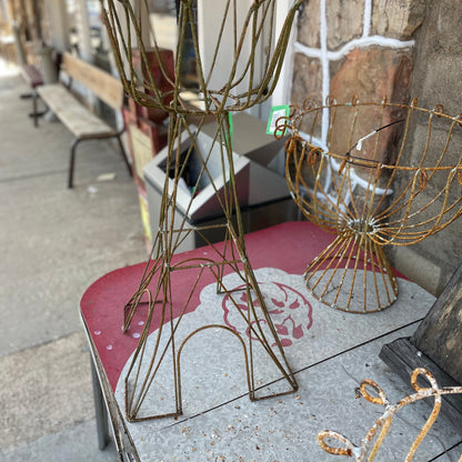 #103, WROUGHT IRON PLANTER