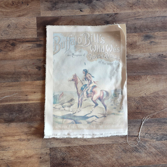 Vintage Buffalo Bill's Wild West Canvas Print
