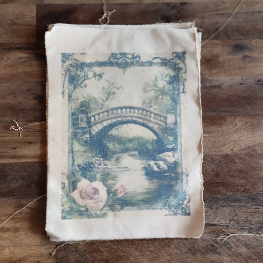Vintage Bridge Rose Canvas Print