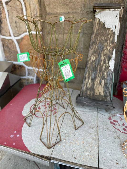 #103, WROUGHT IRON PLANTER