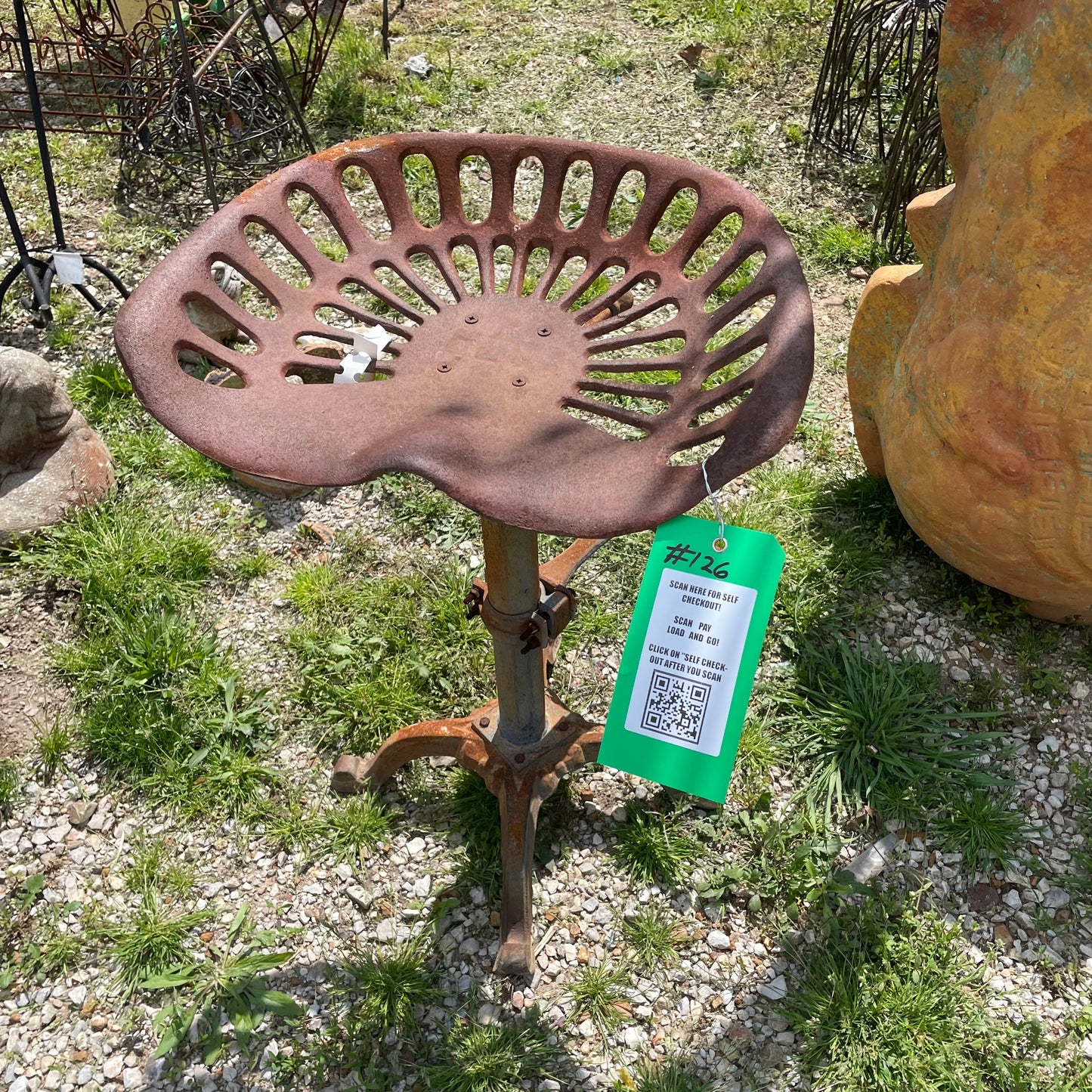 #126,Tractor seat stool