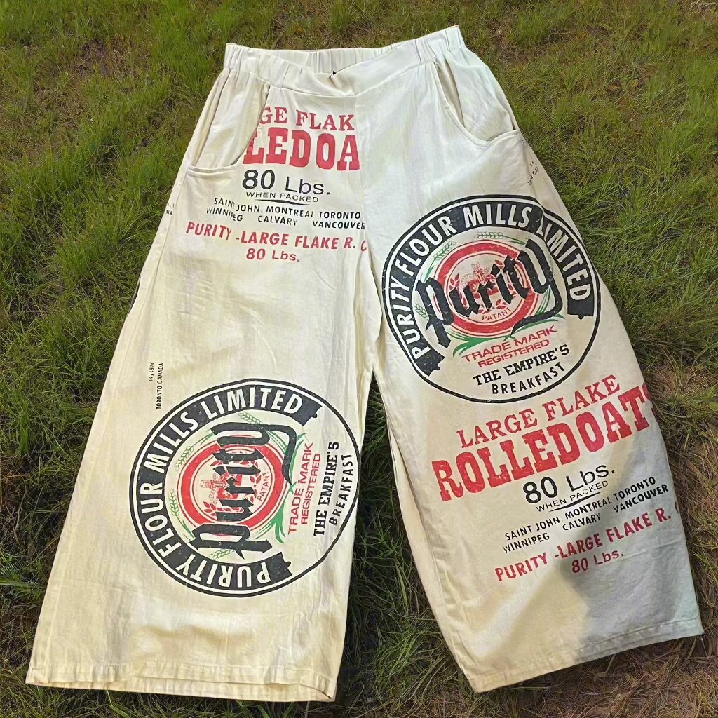 Vintage Flour Sack Pants Antique 18010