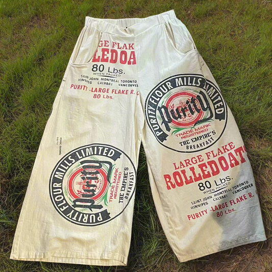 Vintage Flour Sack Pants Antique 18010