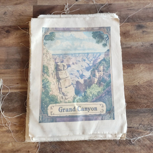 Vintage Grand Canyon Canvas Print - National Park Art