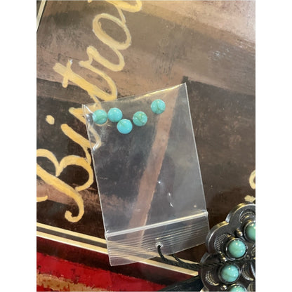 Western Concho Belt with Turquoise Accents
