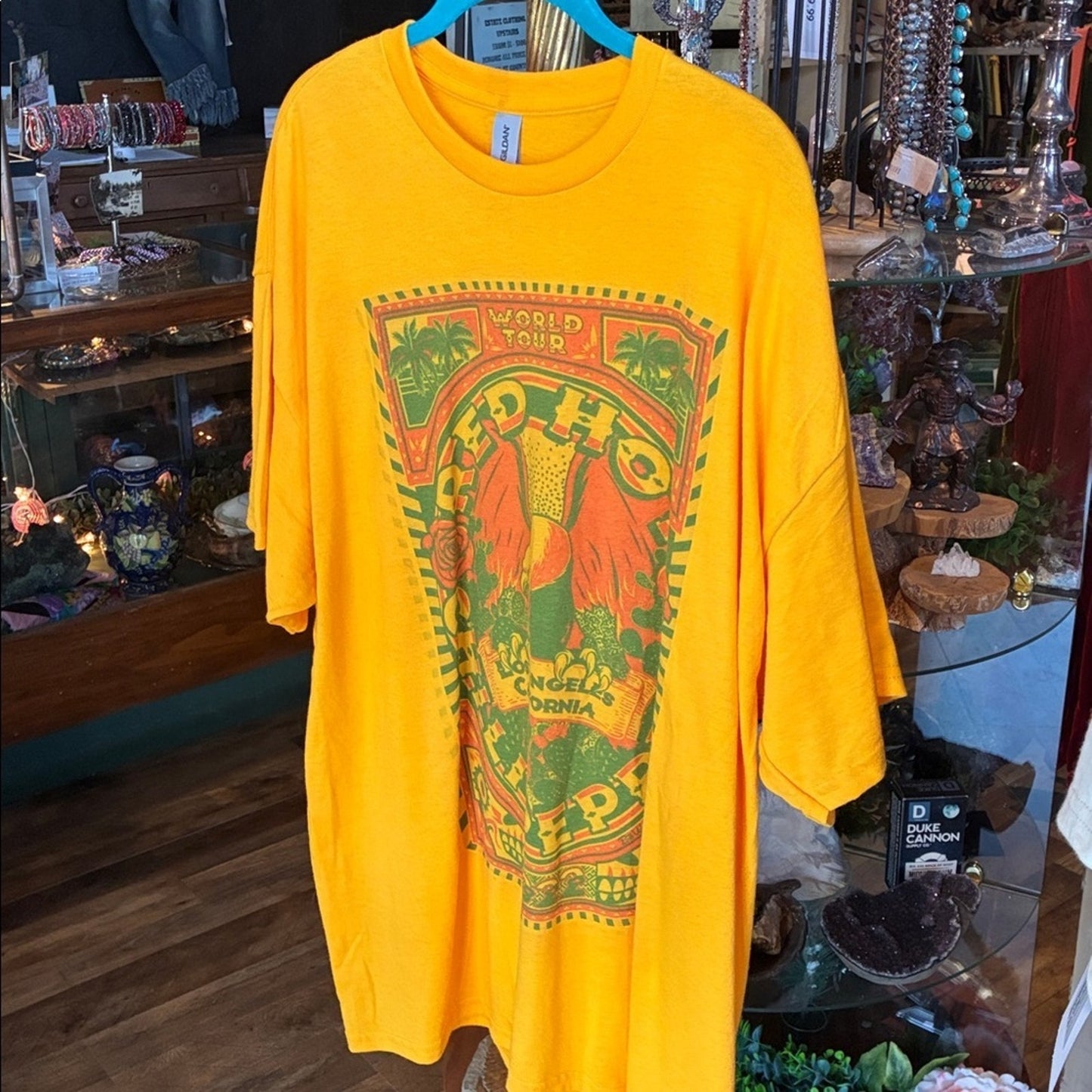 Red Hot Chili Peppers Concert Poster Tee, Retro T-shirt, Vintage.