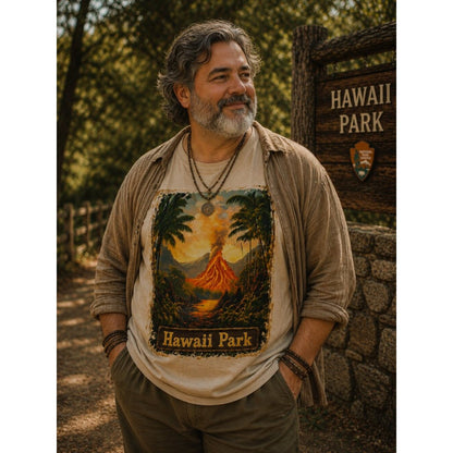 HAWAII PARK HATMAN ORIGINALS VINTAGE STYLE T SHIRT TEE PLUS SIZE MADE IN USA