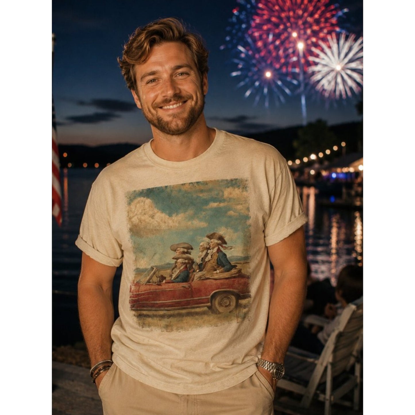 Founding Fathers Freedom Ride Shirt Hatman's Originals luxury tee