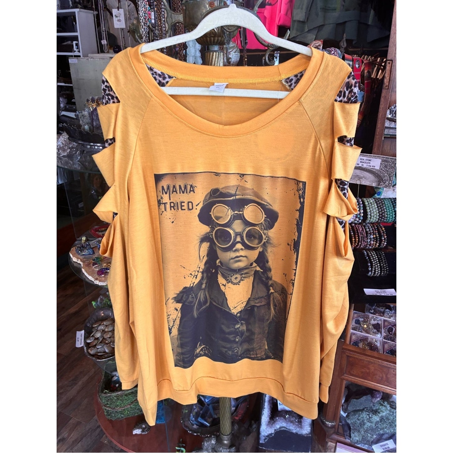 Mama Tried Long Sleeve Tee - Orange