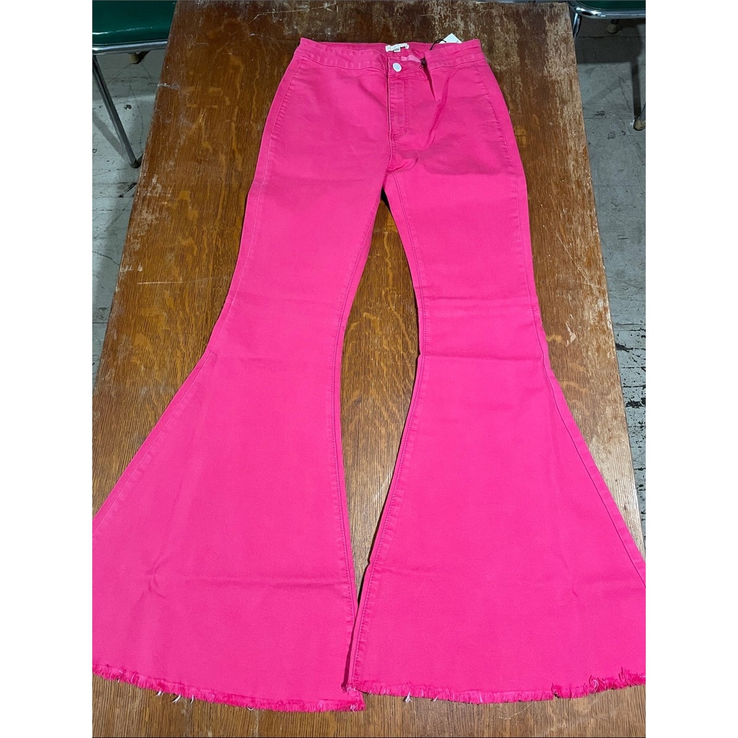 Women’s Flare Jeans in Hot Pink