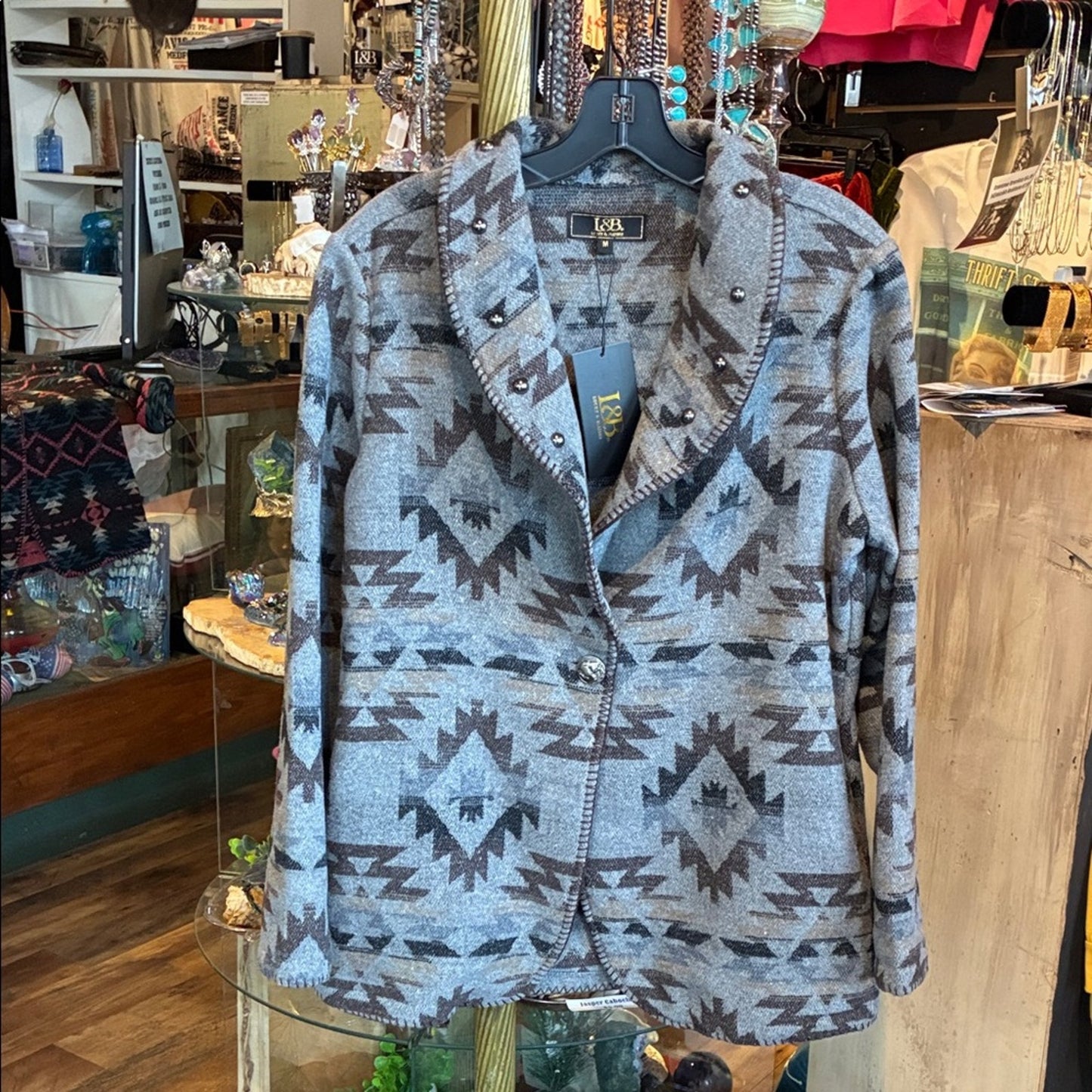 Kuhl Gray and Black Patterned Jacket