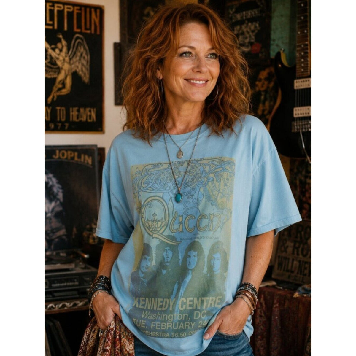 Queen HATMAN ORIGINALS T SHIRT TEE MADE IN USA