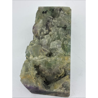 Natural Green Fluorite Crystal Point - Decorative Home Art Rock