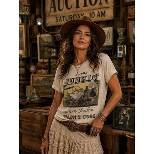 Junkin' When Junkin' Wasn't Cool HATMAN ORIGINALS T SHIRT TEE MADE IN USA