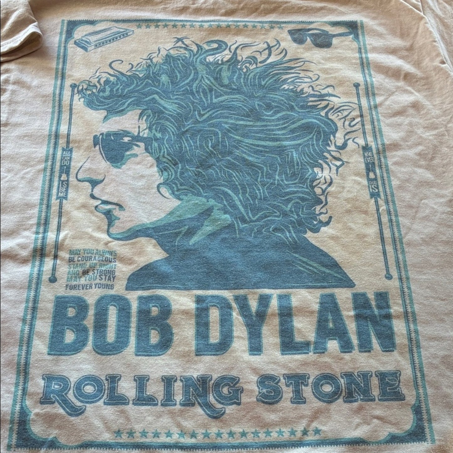 Bob Dylan Rolling Stone Graphic Tee – Vintage Style Rock Band T-Shirt