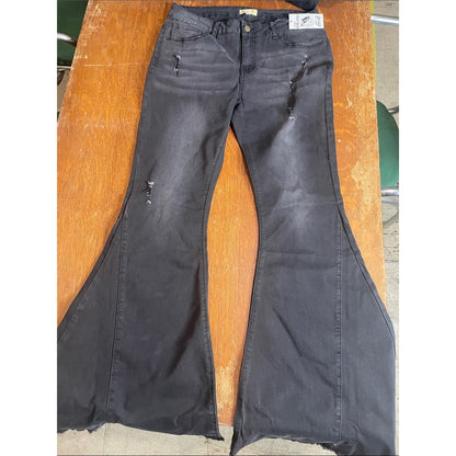 bulk purchase 20 pairs of Plus Size Women’s Wide Leg Jeans - Washed Black