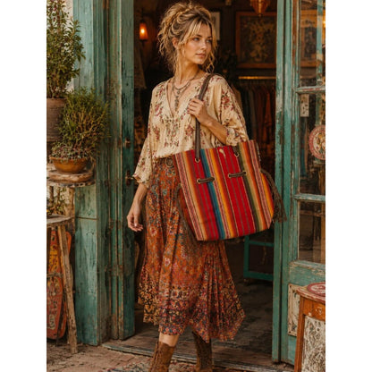 Striped Multicolor Tote American Concealed Carry