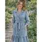 Vocal Light Blue Denim Top with Black Logo Tag