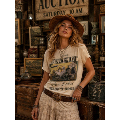 "JUNKIN' WHEN JUNKIN' WASN'T COOL" T-Shirt