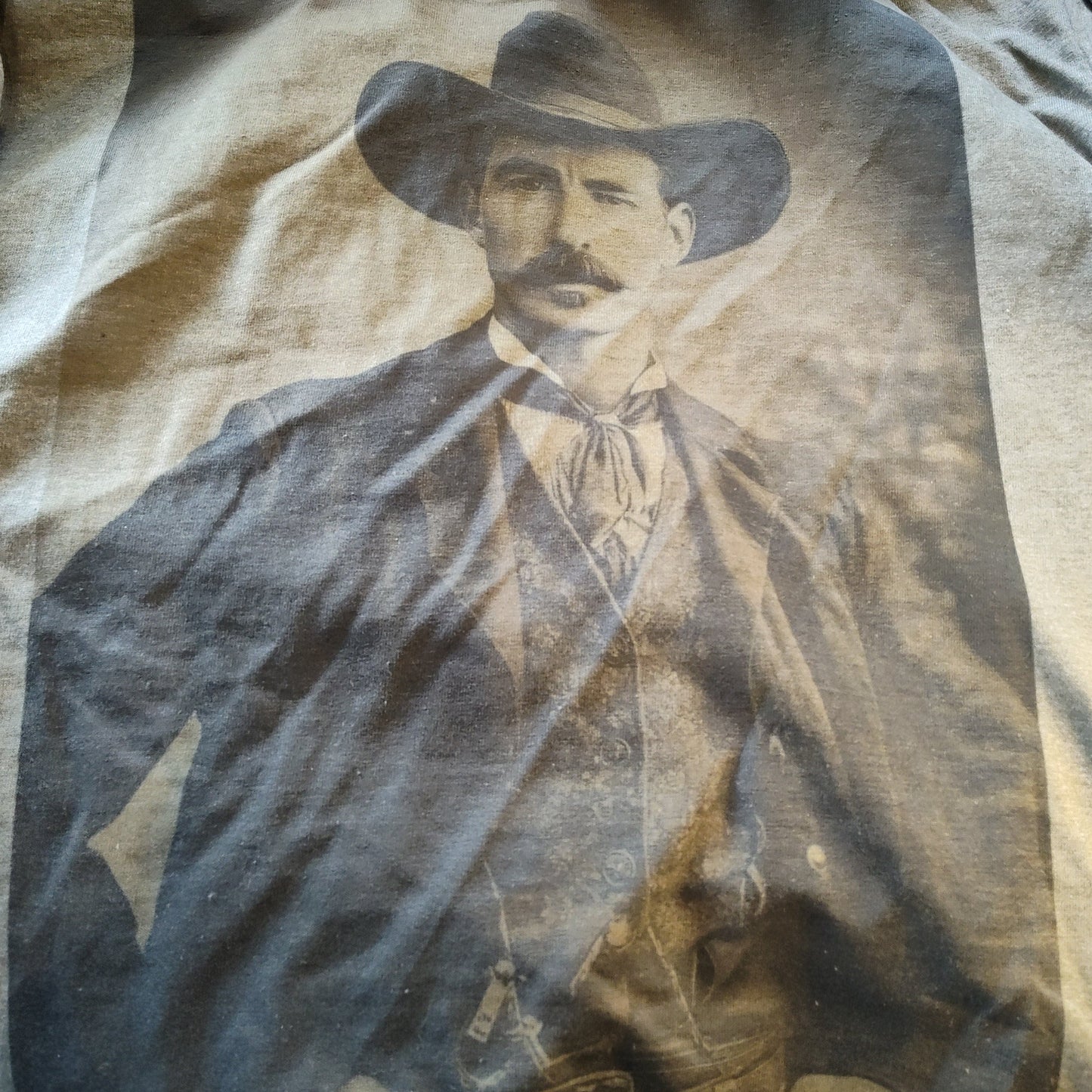 Vintage Gunslinger Portrait T-Shirt