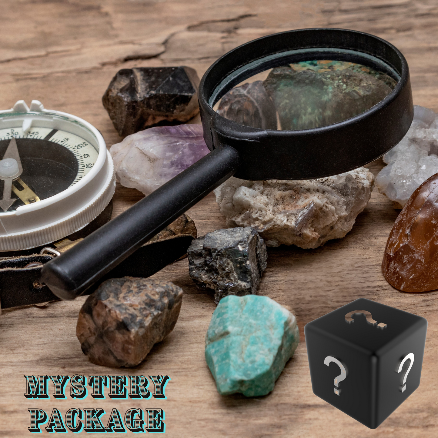 Mystery Box, $300 Value in Rocks, Gems, Minerals, Fossils
